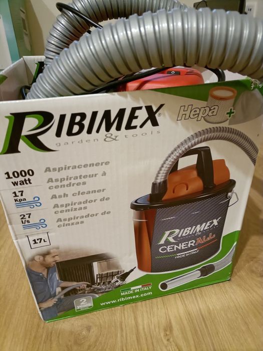Aspirador de cinzas 1000 w 17 L Ribimex