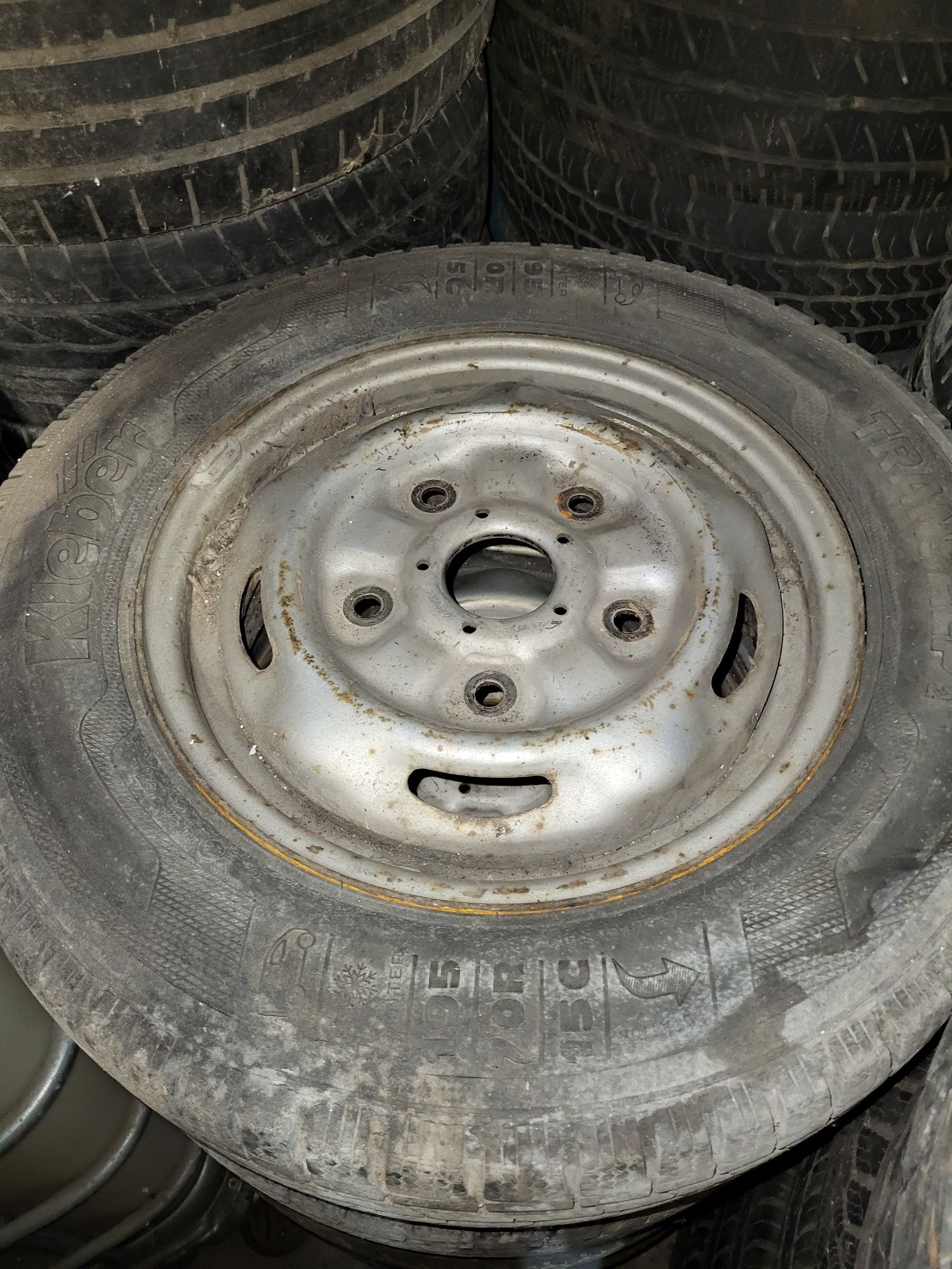 Felga stalowa 5x160 Ford Transit et60 195/70 15 koło opony wzmacniane