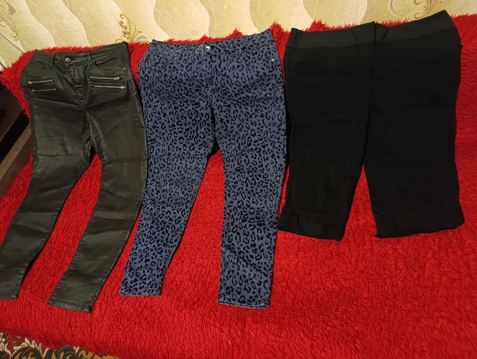 Штаны,брюки,капри, платье,кофты 50р
