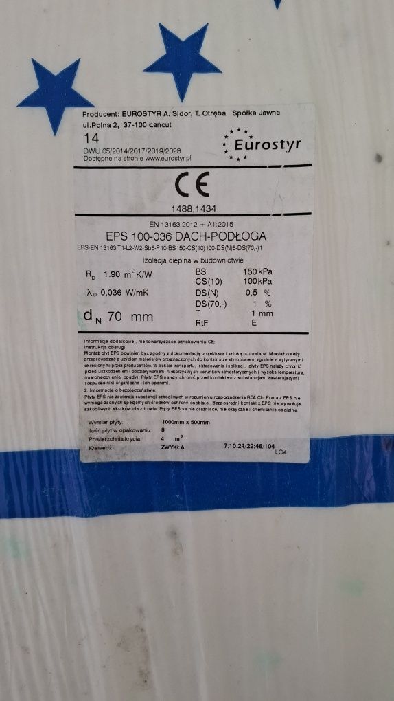 Styropian EPS100