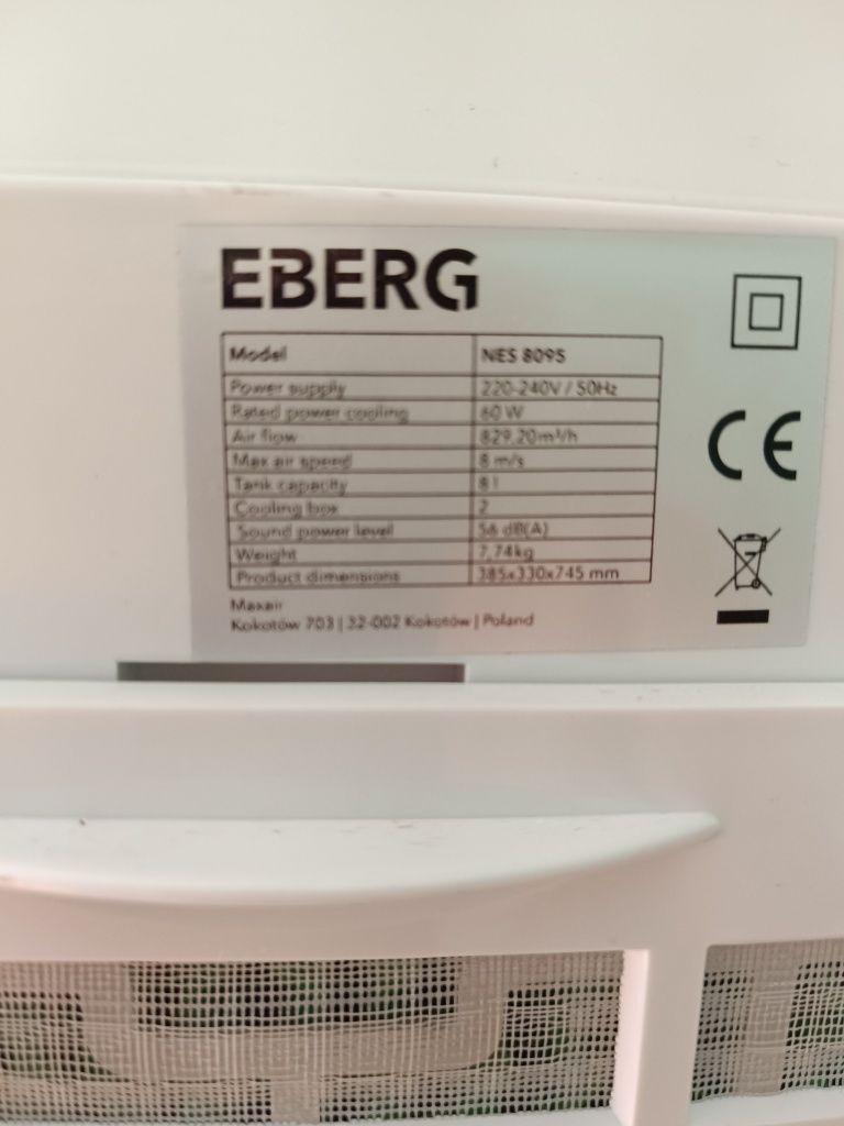 Klimator klimatyzator Edberg NES 8095 jak nowy
