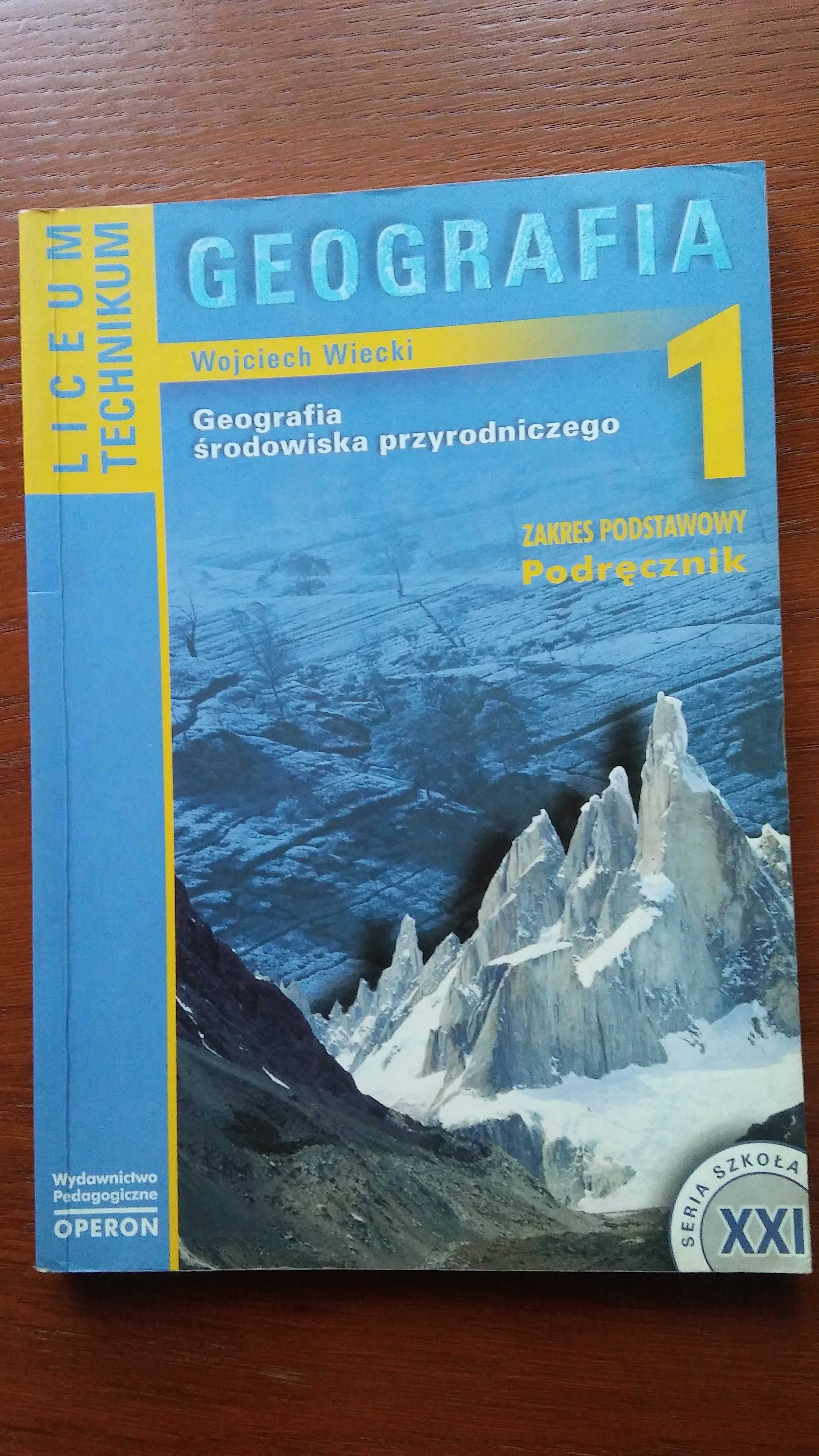 Geografia do szkoły średniej wyd. Operon tanio