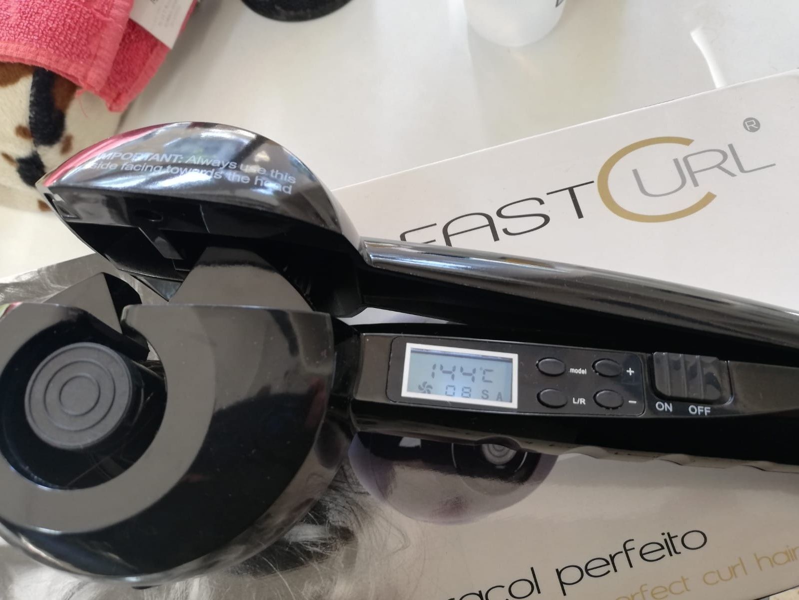 Modelador para fazer caracóis  novo Fast Curl