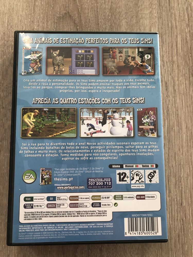 Sims 2 - Pack expansão Animais de Estimação e Quatro Estações