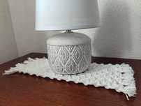 Napron em macramé