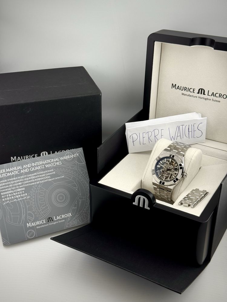 FVAT 23% FULLSET Maurice Lacroix Aikon Skeleton AI6007‑SS002‑030‑1