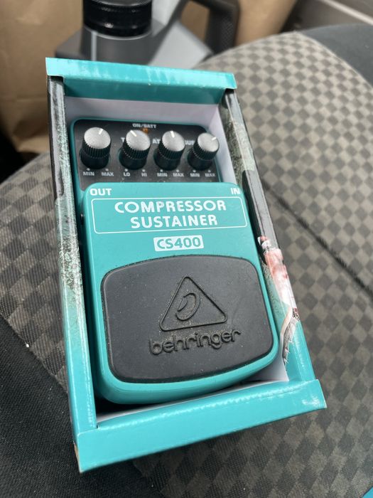 Compressor sustainer pedal de efeitos cs400 behringer