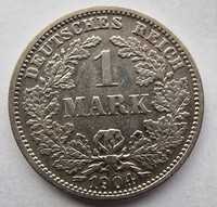 1 marka 1904 D Cesarstwo Niemieckie srebro