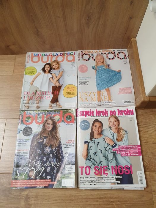 Gazetki Burda i Szycie krok po kroku