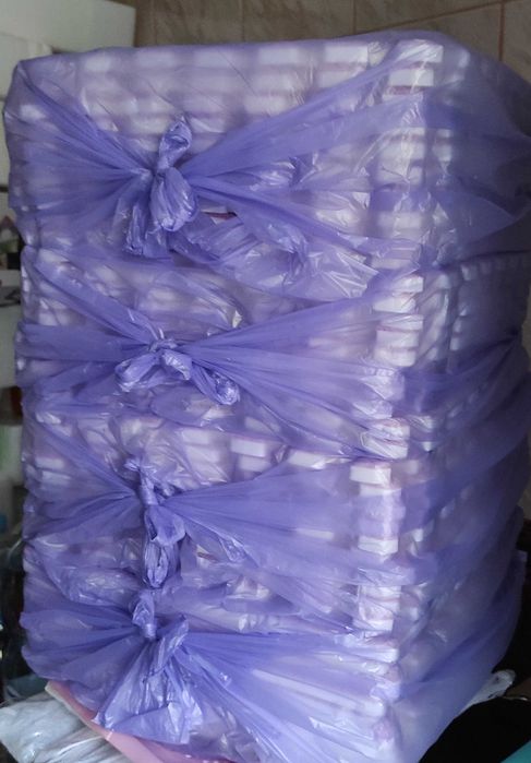 Килим-пазл бузковий світло-фіолетовий колір (40шт.)