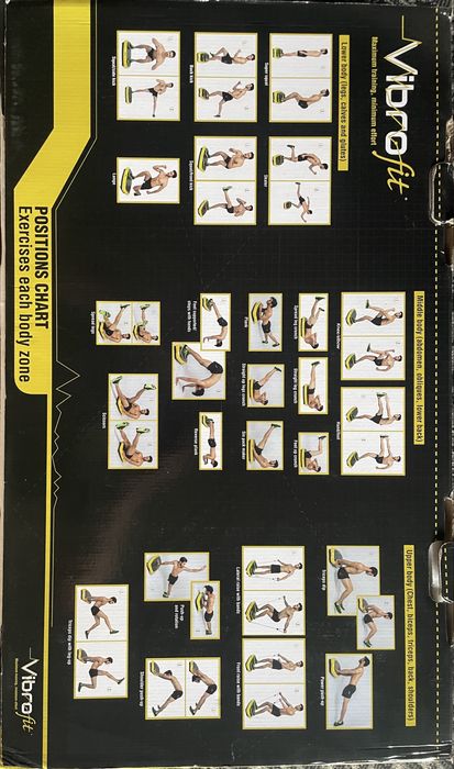 Vibrofit pratforma wibracyjna fitnes cwiczenia w domu