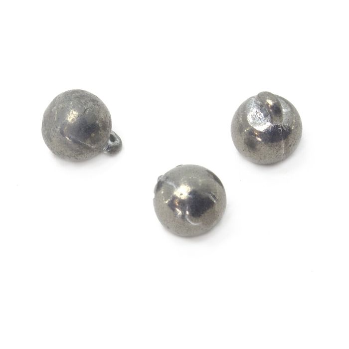 Puszka na guzik kulkowy z późnego średniowiecza, średnica 1, -VM