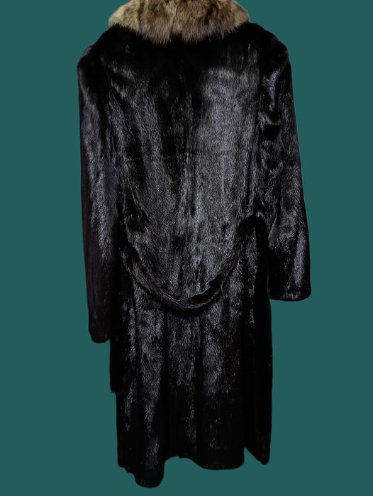 Marco Varni. Дл 115см. Норковая шуба с соболем. Натуральная шуба