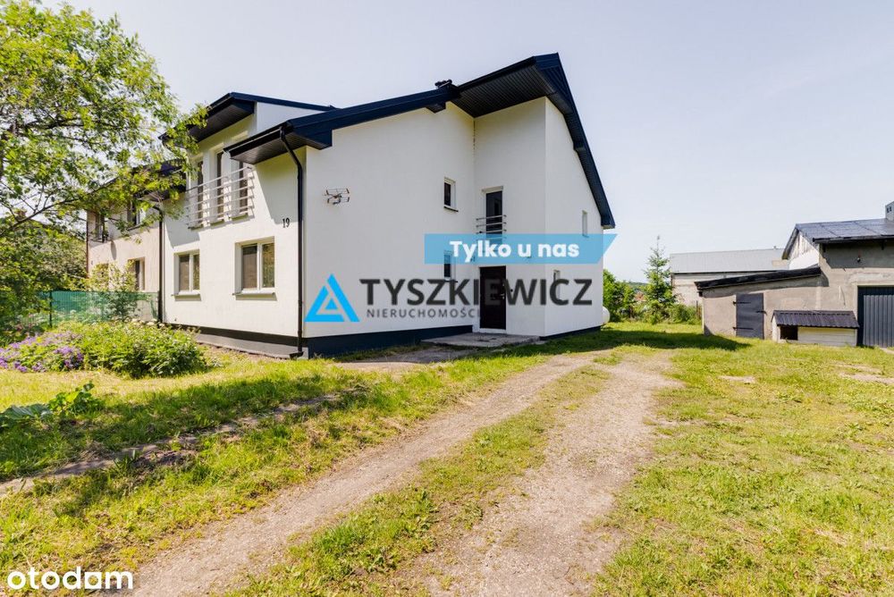 Dom w zabudowie bliźniaczej z dużą działką 2300 m2