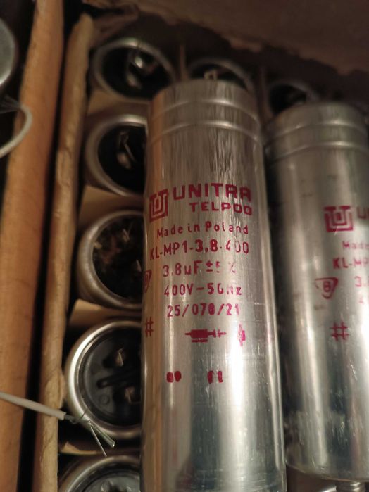 Конденсатори 3,8мкФ*400В TESLA TC830K (WK709) Unitra Telpod KL-MP1