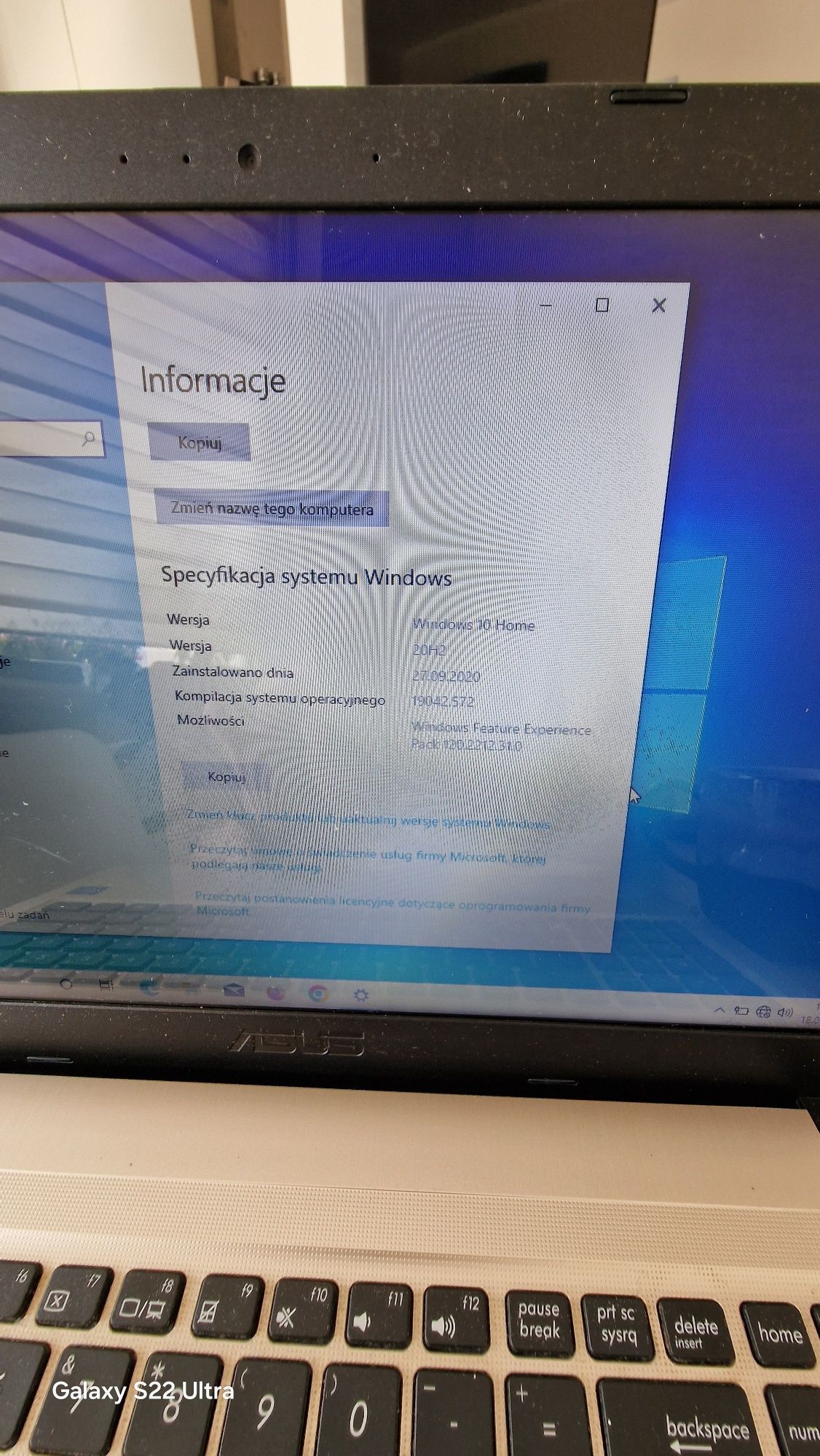 Laptop Asus A540S