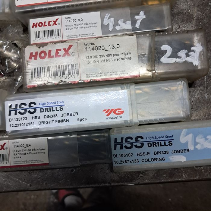 Wiertła do metalu nowe hss