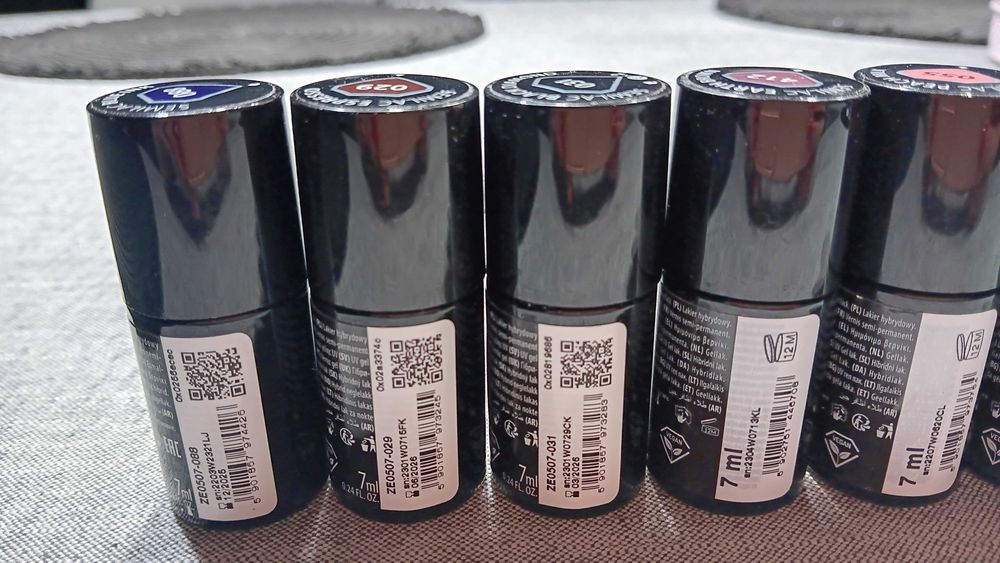 Lakiery hybrydowe semilac zestaw 8