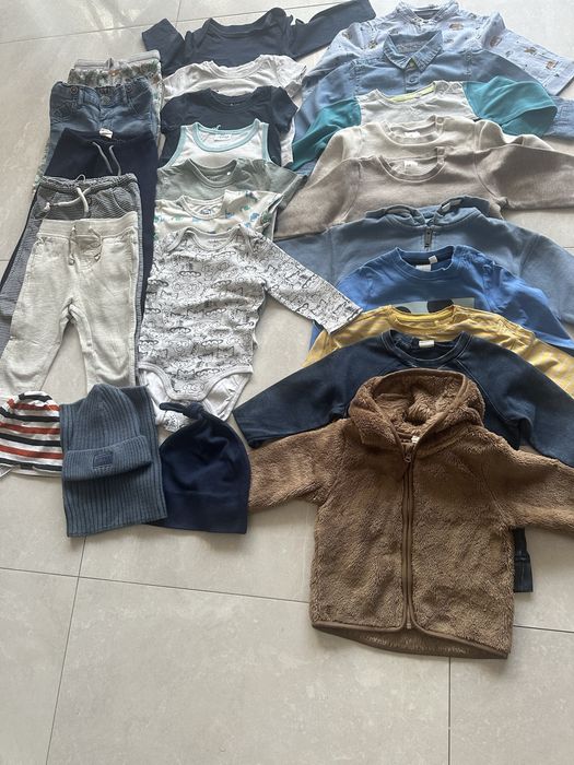 Zestaw ubranek dla chlopca rozmiar 80