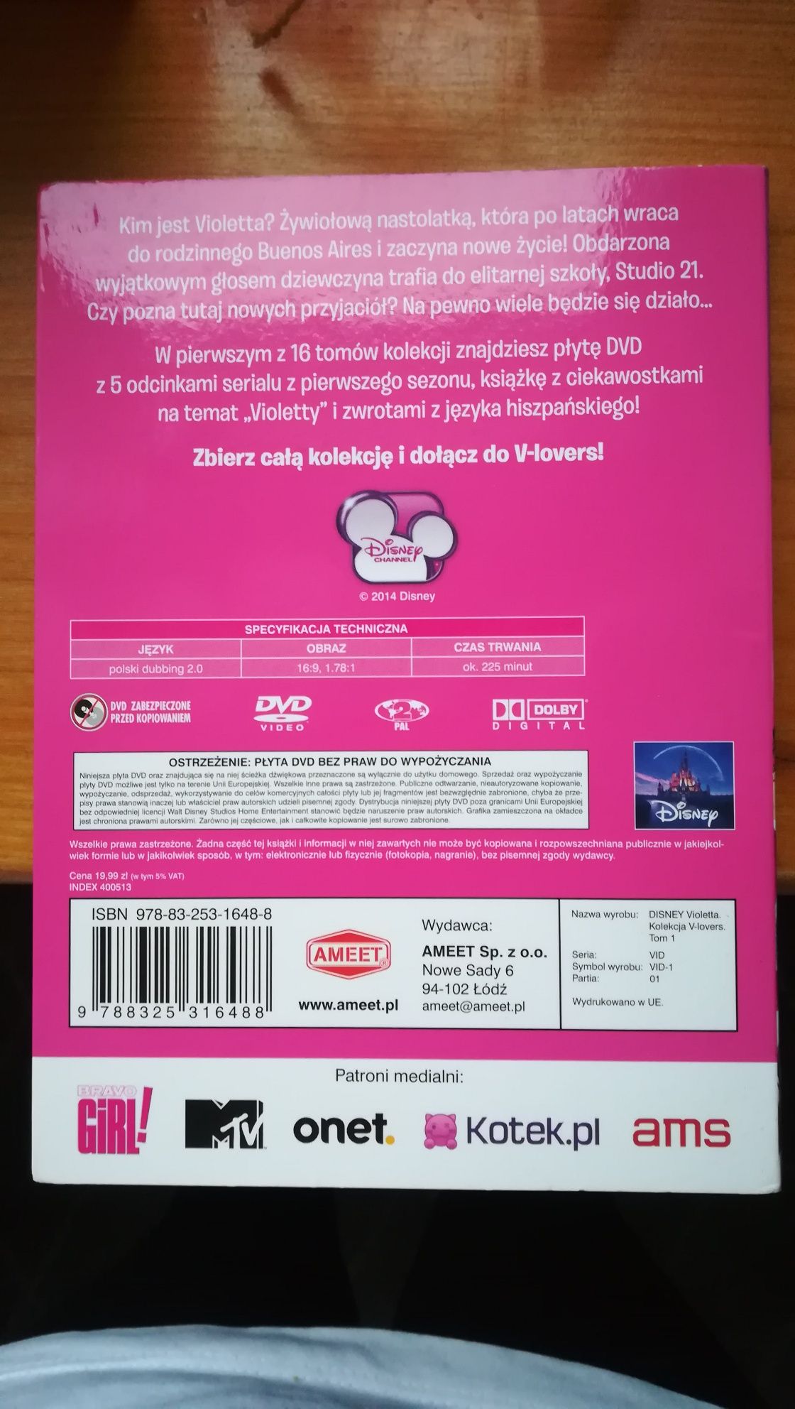 Płyta DVD - Violetta