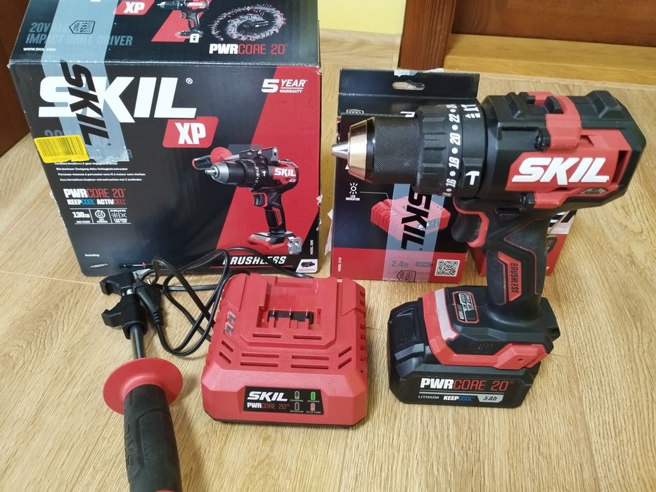 Ударний шуруповерт SKIL XP CD1E3085CA батарея 5А+зарядка.