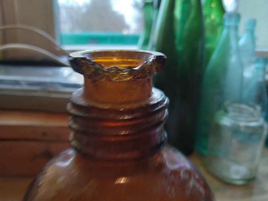 Przedwojenna butelka chemiczna US. Pat. 1937r