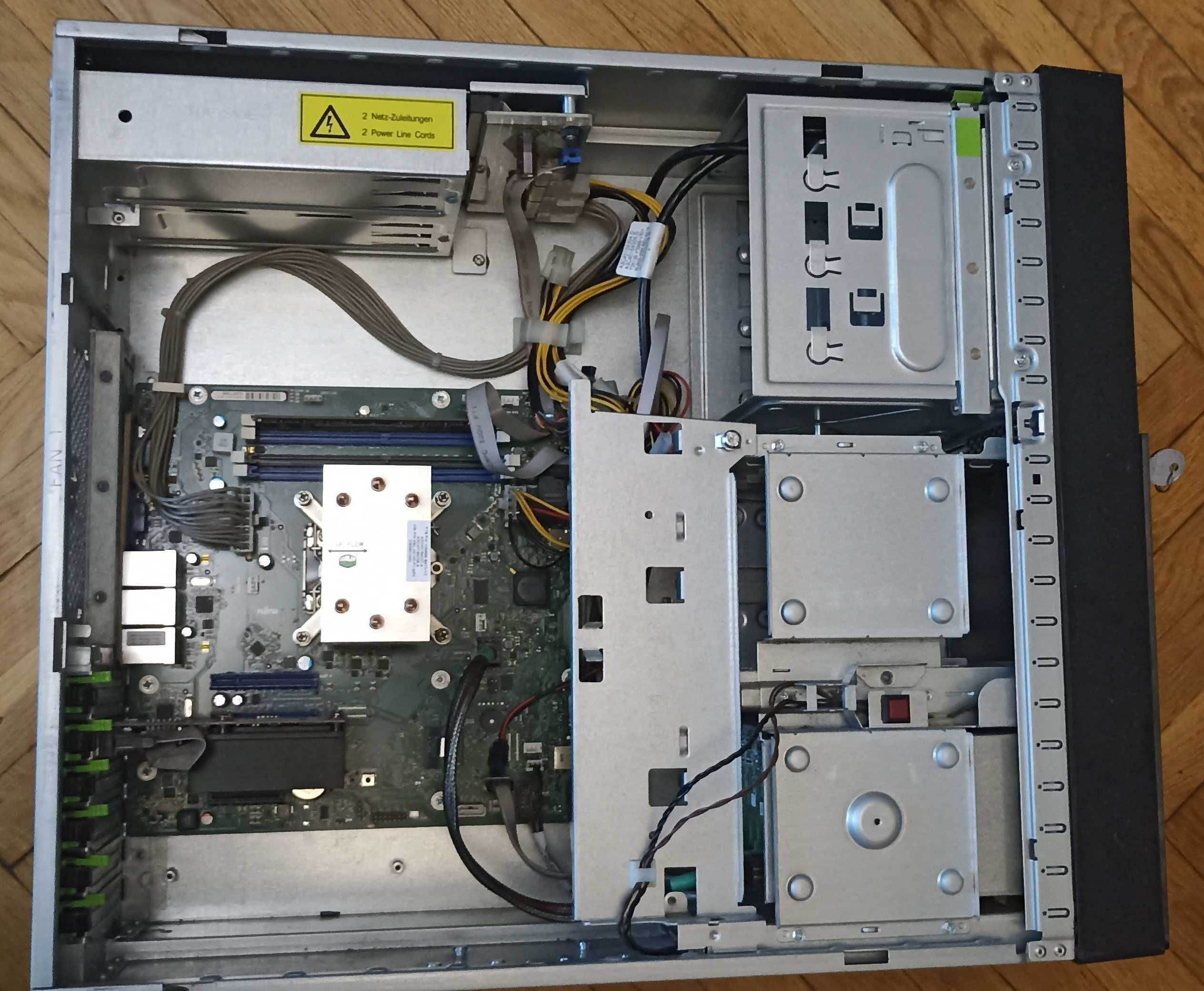 Сервер Fujitsu PRIMERGY TX1330 M2 /Xeon E3-1240 v5 ( i7-6700) / GT710