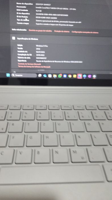 Surface book 2 i7 16gb 512gb 15 pol