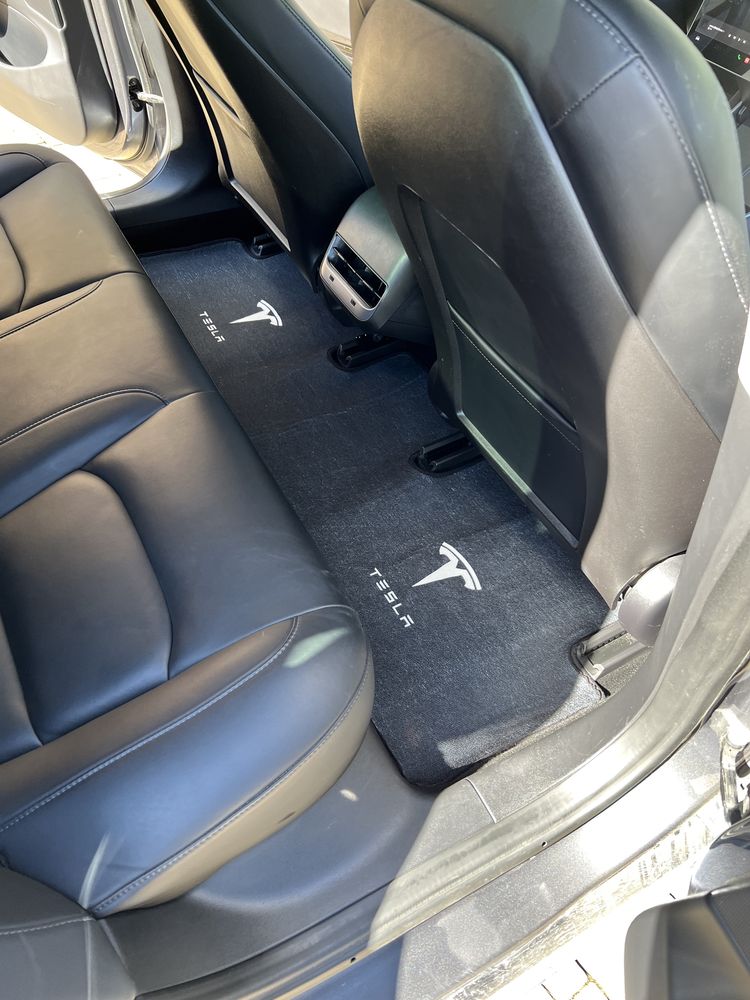 Коврики ворсові килимки літні поліки Tesla Model 3 тесла модел 3