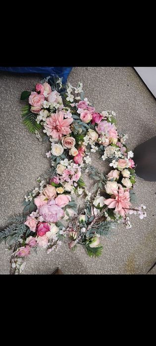 Girlandy kwiatowe kwiaty dekoracja pnącze sesja foto rekwizyt