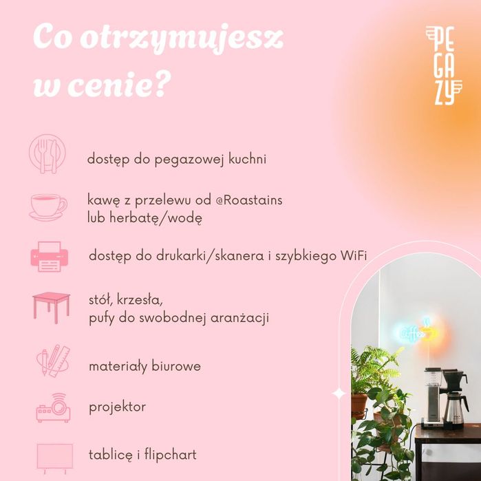 Sala na warsztaty Poznań Jeżyce