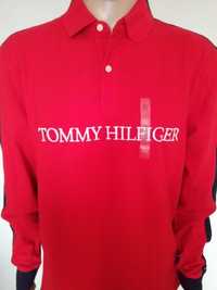 Koszulka polo long sleeve męska Tommy Hilfiger XL