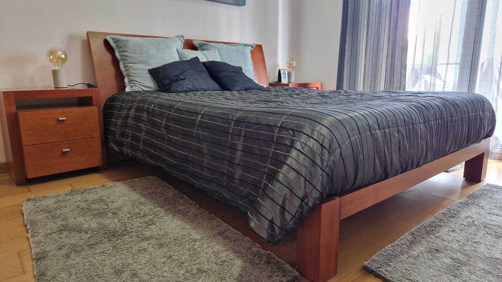 Móveis quarto casal em cerejeira