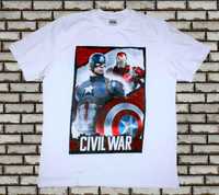 T-shirt Capitão América Marvel Civil War Avengers