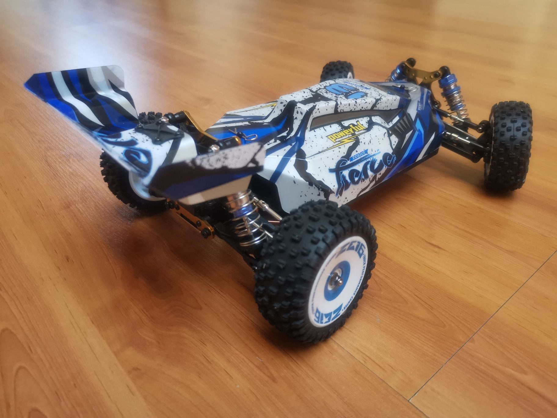 Carro RC Buggy XKS Wltoys 124017 Brushless 4x4 1:12 75Km/h