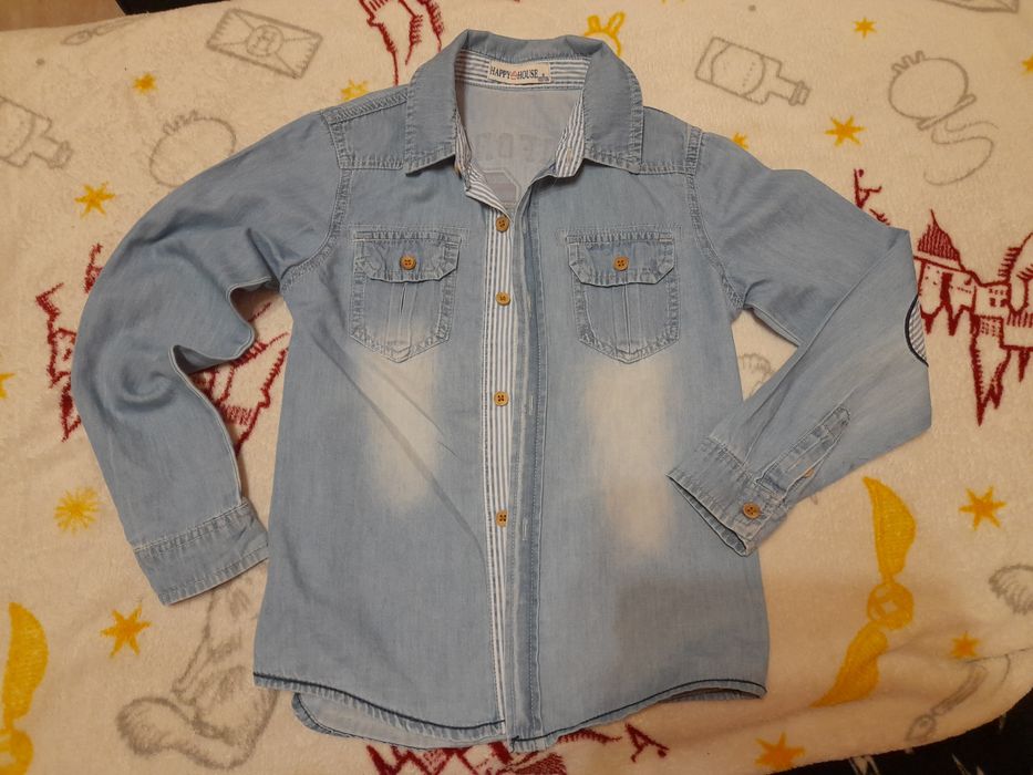 Koszula jeansowa r.122-128