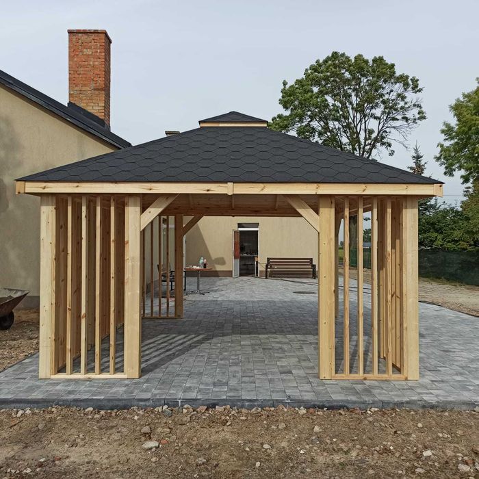 Altana altanka ogrodowa drewniana "Sardynia" 4x4