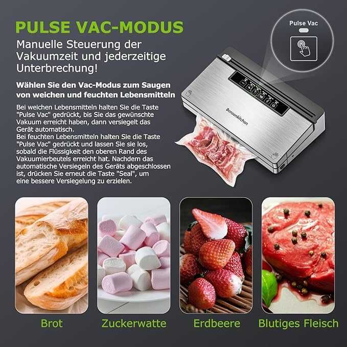 urządzenie do pakowania próżniowego z 5 trybami, 8 l/min