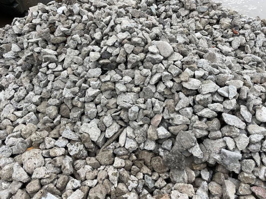 Beton, gruz kruszony z kruszarki przekruszony tłuczeń od producenta