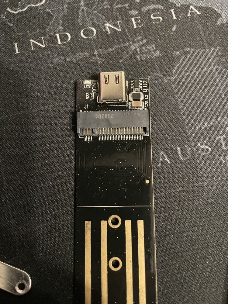Kieszen na dysk zewnetrzny SSD m.2