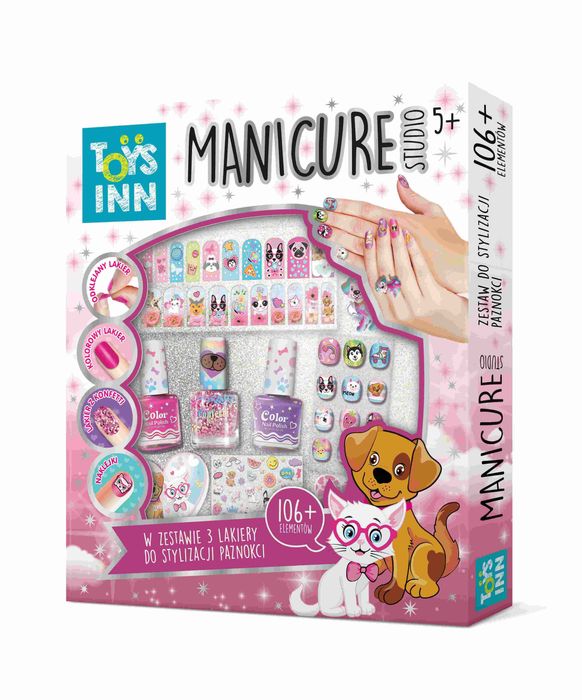 Manicure Studio. 3 lakiery. Pets. Stnux