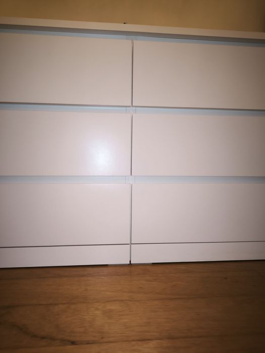 Cómoda branca MALM Ikea