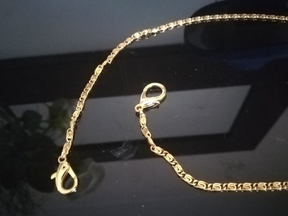 Corrente de Relógio Bolso Dourada - Novo