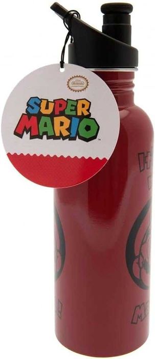 Bidon Pyramid Nintendo Mario Bros 700 ml czerwony, mat.SS
