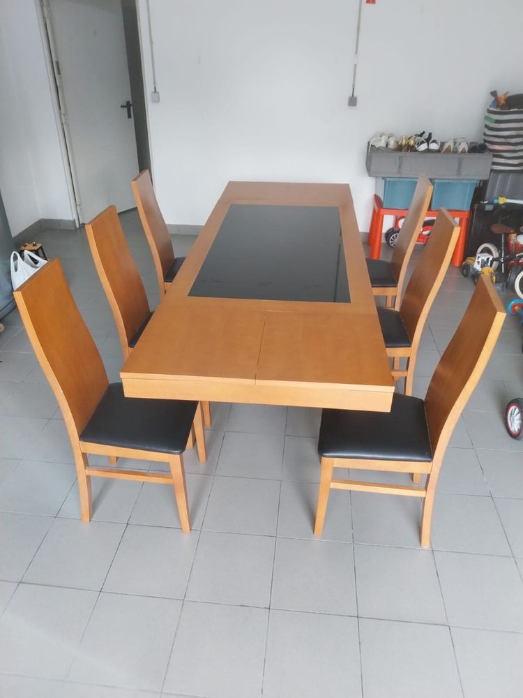 Mesa + 6 Cadeiras C/Novo