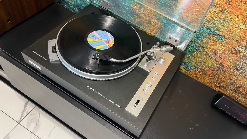 Pioneer PL-550/MANUAL/kultowy/WYSOKI MODEL/idealny/PO SERWISIE/rarytas