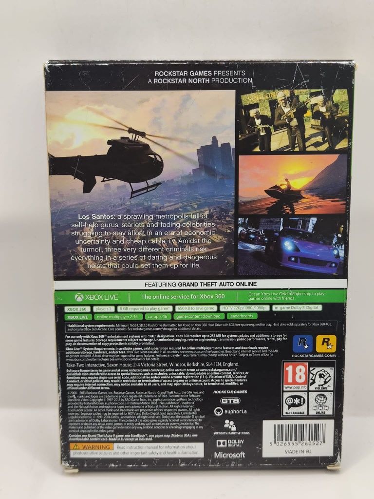 Gta V Steelbook Xbox