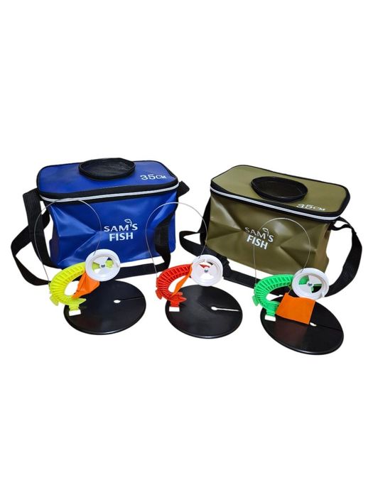 Набір Жерлиць Щука  не оснащена та оснащені 10шт та 15шт + сумка Ева