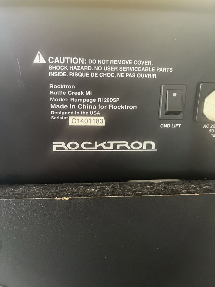 Wzmacniacz combo Rocktron Rampage R120DSP