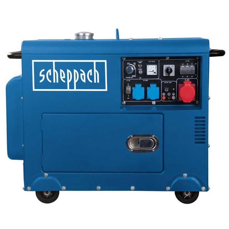 Економний дизельний генератор 5 кВт Scheppach SG5200D МІДНА обмотка